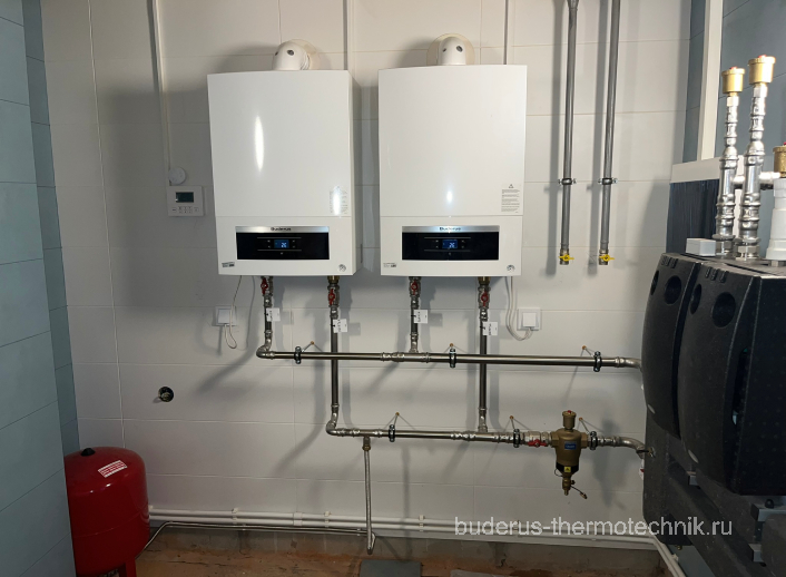 Каскадная котельная | Загородный дом | 70 кВт